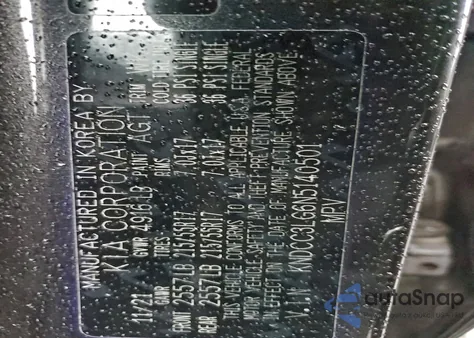 2022 Kia Niro S from USA, damaged, VIN KNDCC3LG6N5140501